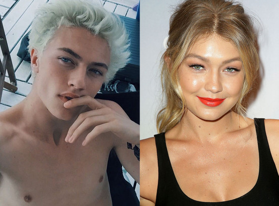 Lucky Blue Smith, Instagram, Gigi Hadid Lucky Blue Smith, Instagram, Gigi Hadid